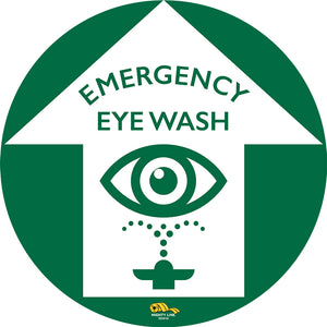 24" Eye Wash Station Floor Sign