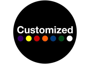 Customized - Kreisform Bodenschild