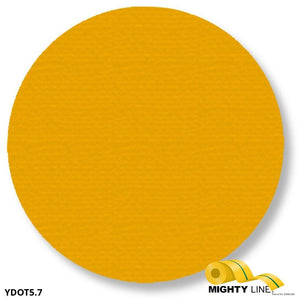 Mighty Line 5.7" YELLOW Solid DOT - Pack of 100