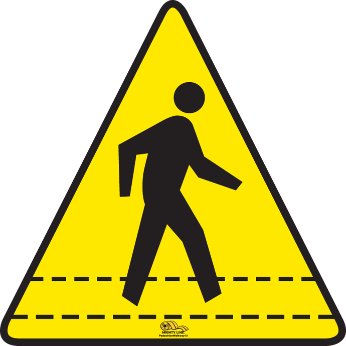 Señal de paso de peatones en el suelo - Señal de señalización en el suelo, 12