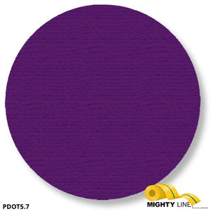 Mighty Line 5.7" PURPLE Solid DOT - Pack of 100