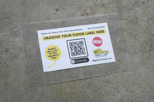 Mighty Line Heavy Duty Label Protectors 4" wide by 6" long - Pack of 50