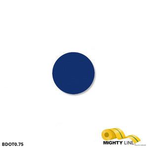 Mighty Line 3/4" BLUE Solid DOT - Pack of 208