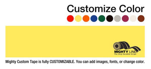 Custom Repeating Message Floor Tape - 1 Roll - 100' long - 4" wide