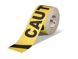 Mighty Line 2" Wide Caution Floor Tape - 100' Roll