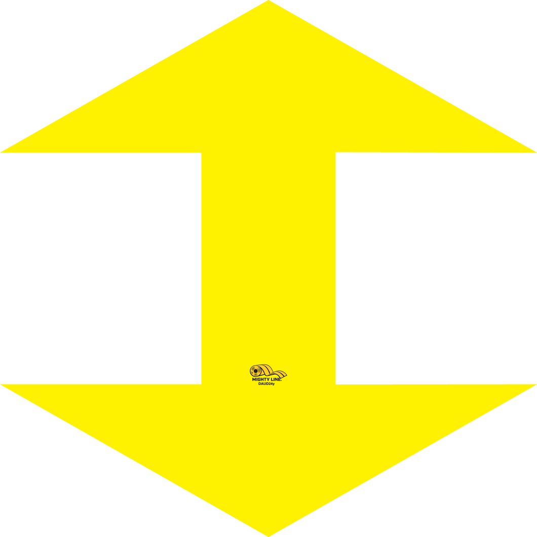 Yellow Double Arrow Up and Down, 24