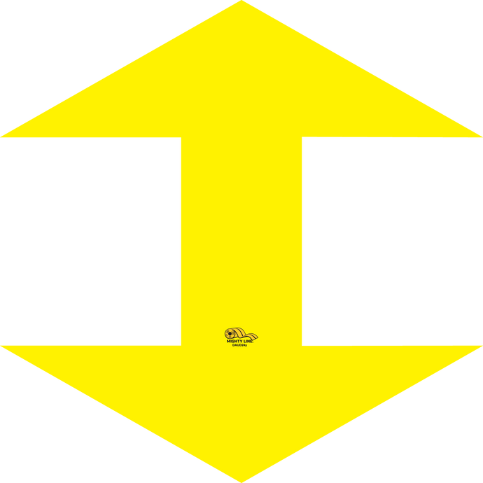 Yellow Double Arrow Up and Down, 24