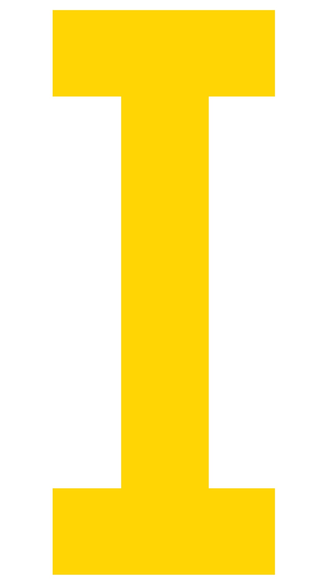 Mighty Line I Letter Floor Marker Adhesive, 4.5
