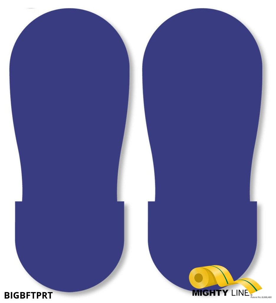 Mighty Line BLUE BIG Footprint - Pack of 50