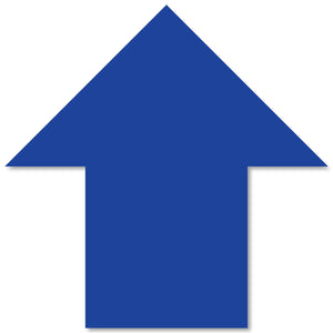 5.5" x 5.5" Blue Solid Color Mighty Line Arrows - 50 PK