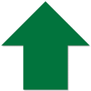 5.5" x 5.5" Green Solid Color Mighty Line Arrows - 50 PK