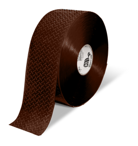 Mighty Line 4" Anti-Slip Brown Solid Color Floor Tape - MIGHTY TAC - 100' Roll
