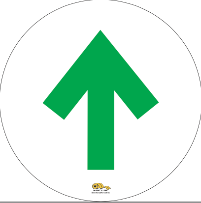 Directional Arrow Green, 12