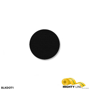 Mighty Line 1" BLACK Solid DOT - Pack of 210
