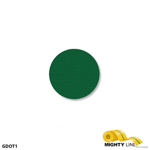 Mighty Line 1" GREEN Solid DOT - Pack of 210