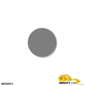 Mighty Line 1" GRAY Solid DOT - Pack of 210