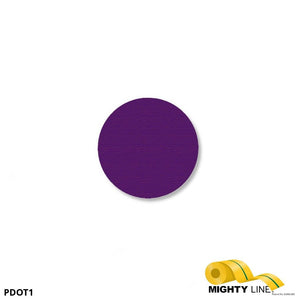Mighty Line 1" PURPLE Solid DOT - Pack of 210