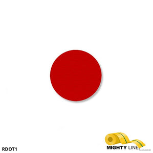 Mighty Line 1" RED Solid DOT - Pack of 210