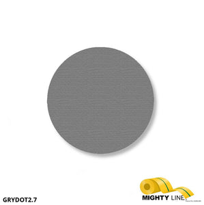 Mighty Line 2.7" GRAY Solid DOT - Pack of 204