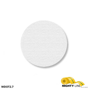 Mighty Line 2.7" WHITE Solid DOT - Pack of 204