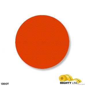 Mighty Line 3.5" ORANGE Solid DOT - Pack of 102