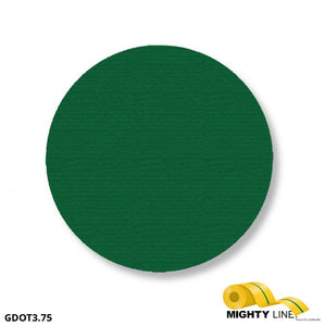 Mighty Line 3.75" GREEN Solid DOT - Pack of 102
