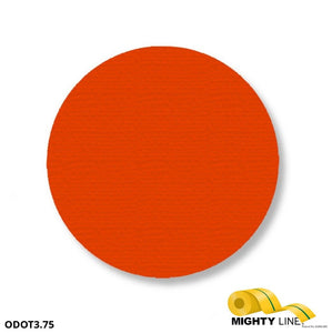 Mighty Line 3.75" ORANGE Solid DOT - Pack of 102