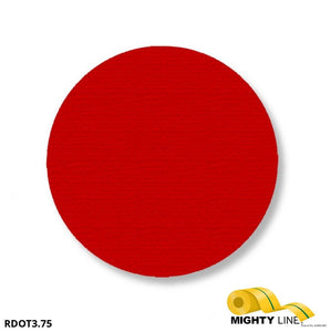 Mighty Line 3.75" RED Solid DOT - Pack of 102