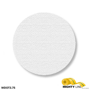Mighty Line 3.75" WHITE Solid DOT - Pack of 102