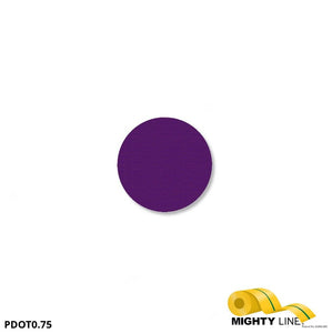 Mighty Line 3/4" PURPLE Solid DOT - Pack of 208