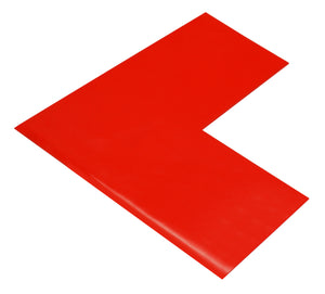 Mighty Line 4" Wide Solid RED 8" Long Angle - Pack of 50