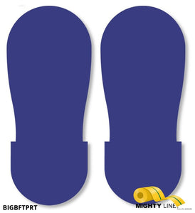 Mighty Line BLUE BIG Footprint - Pack of 50