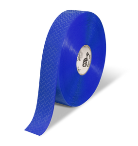 Mighty Line 2" Anti-Slip Blue Solid Color Floor Tape - MIGHTY TAC - 100' Roll
