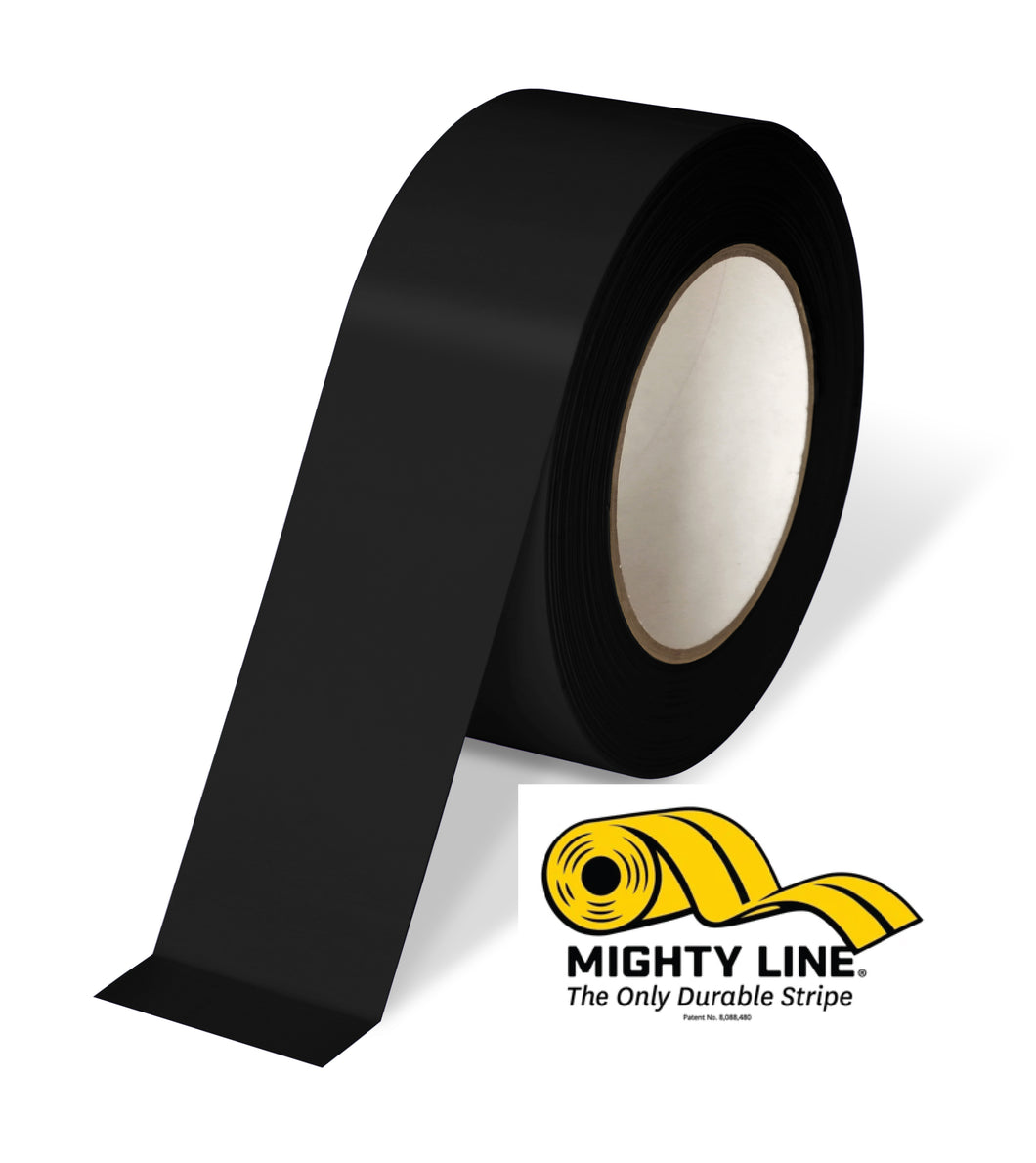 Black FlexLine Temporary Flagging Tape - 6mil Thick, 2