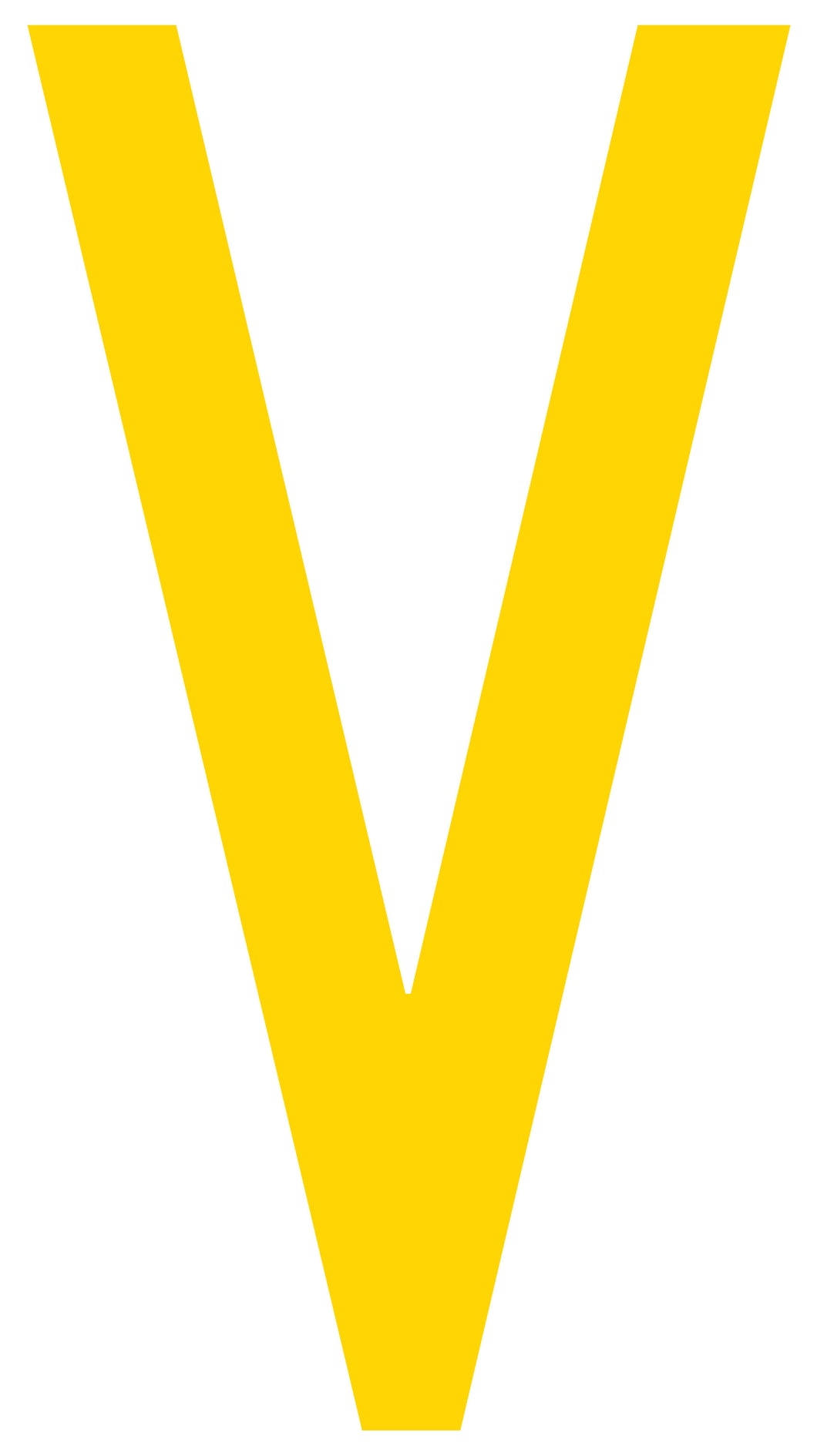 V – Mighty Line Letter/Number Floor Marker Adhesive, 4.5